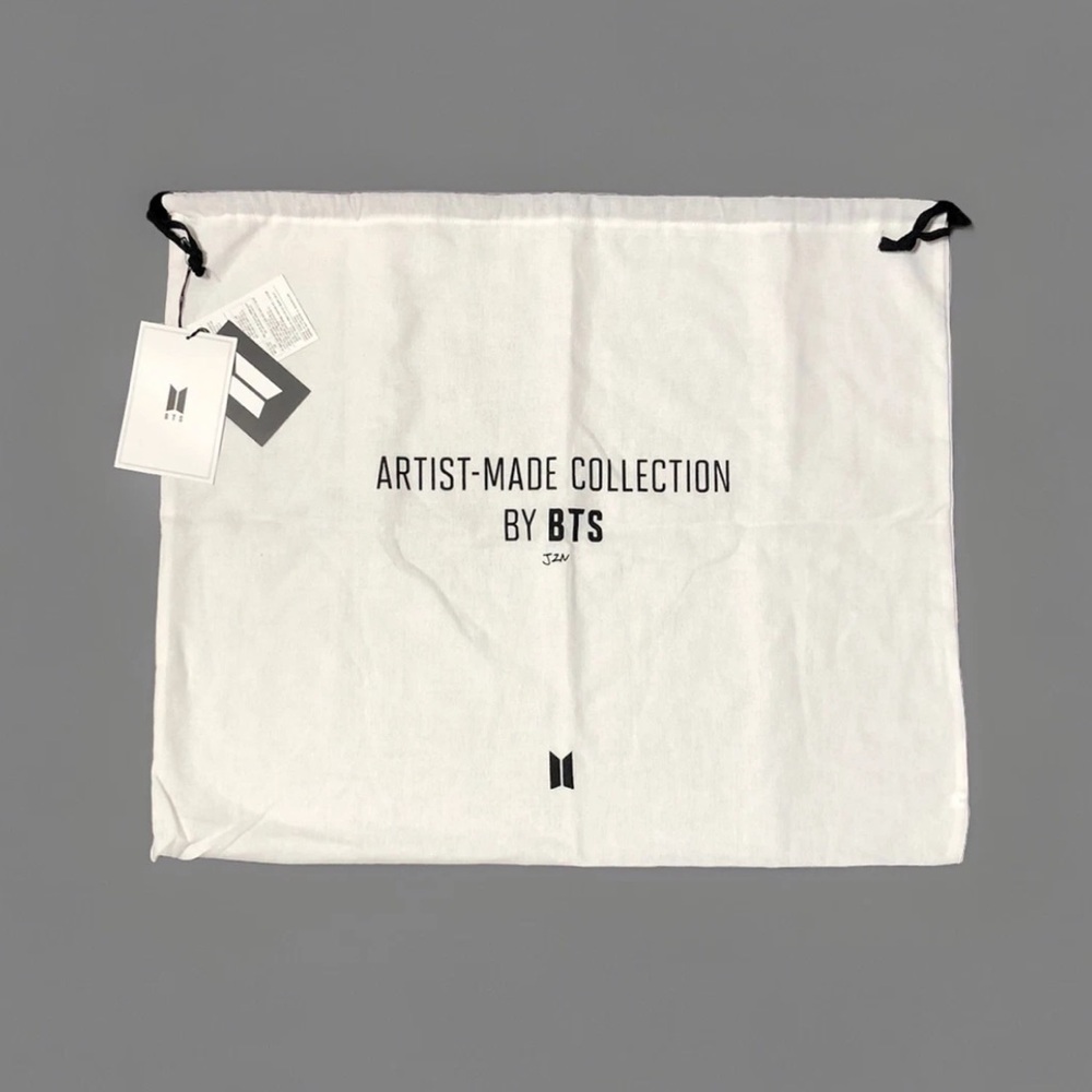 BTS Artist-Made Collection White Drawstring Dust Bag Only